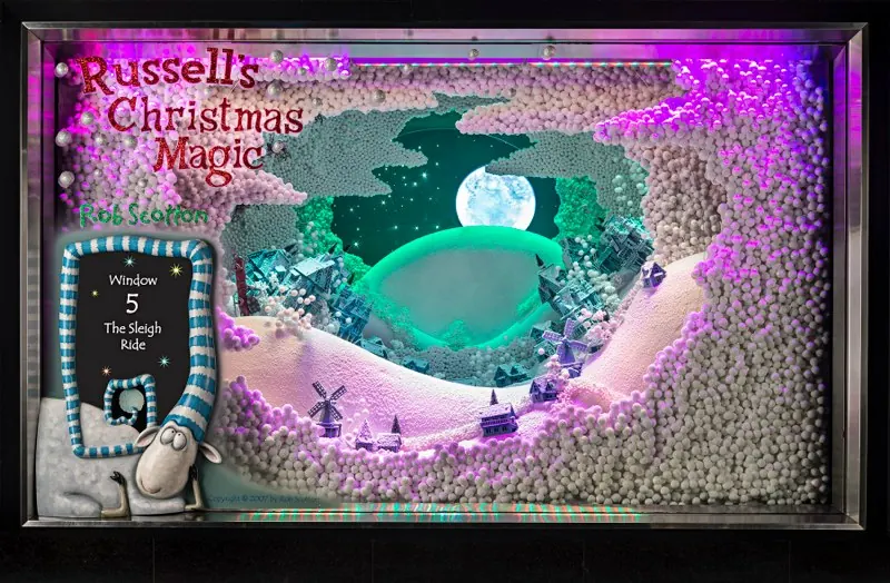 Myer's Christmas window in Melbourne